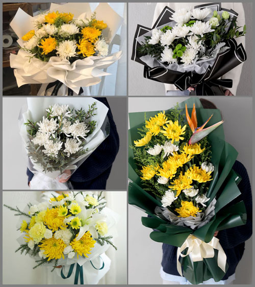 河南南阳邓州市九龙乡前河村白事花束代送